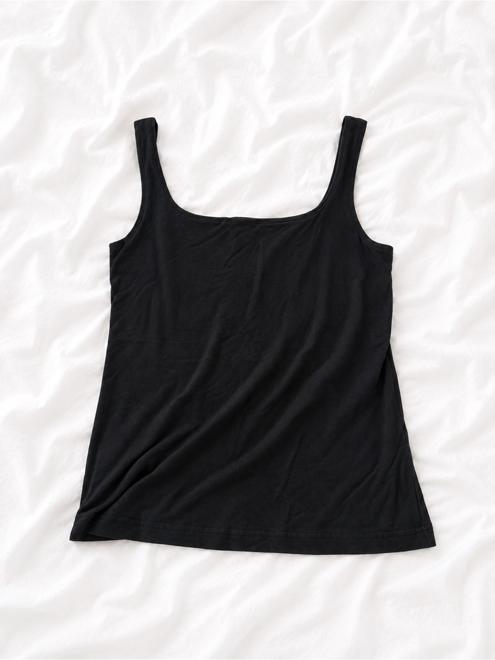 CAbi Black Scoop-Neck Tank